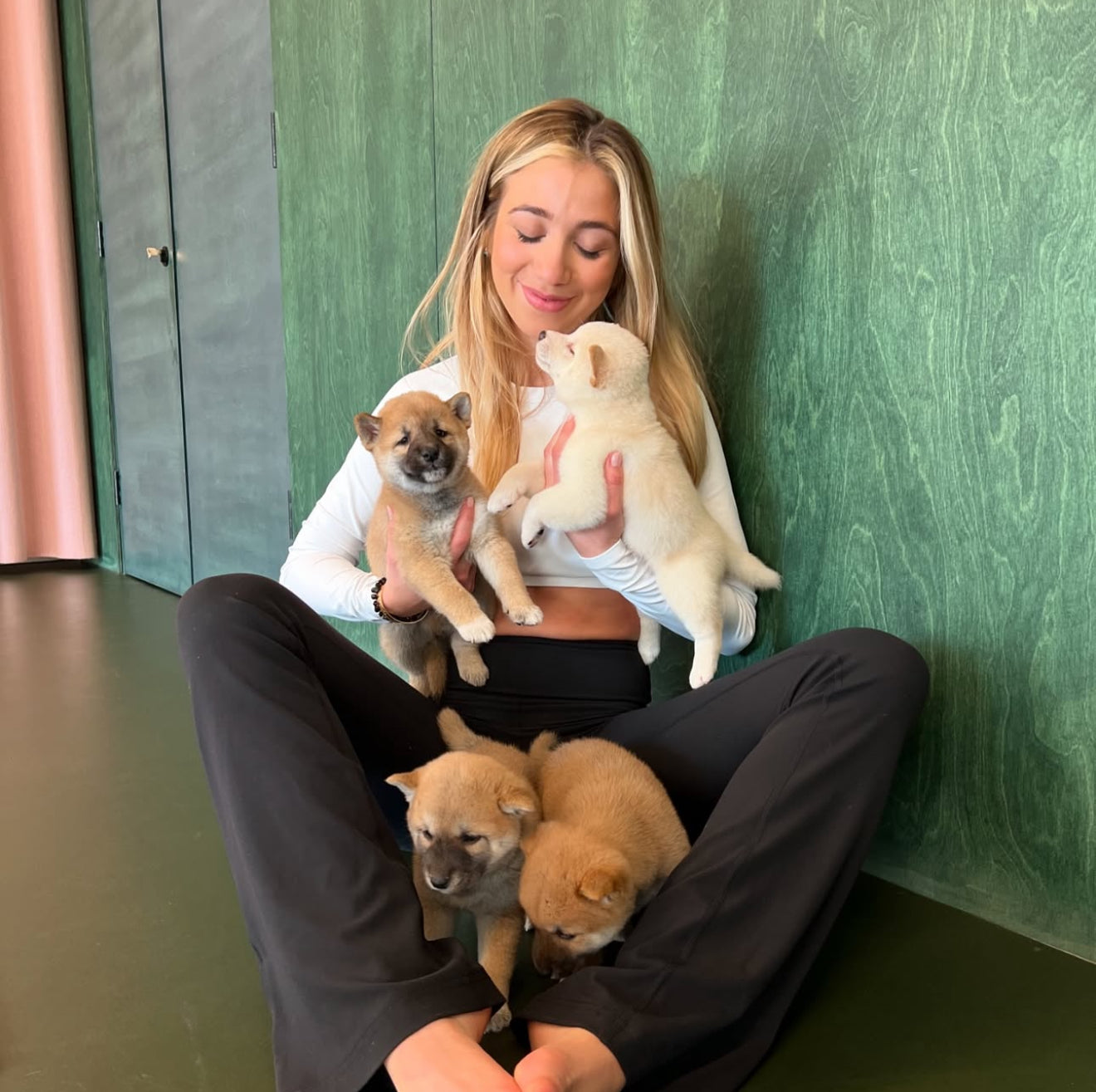 1h Puppy Yoga Class Sydney | Relaxing Yoga with Puppies - Positive Puppy Yoga