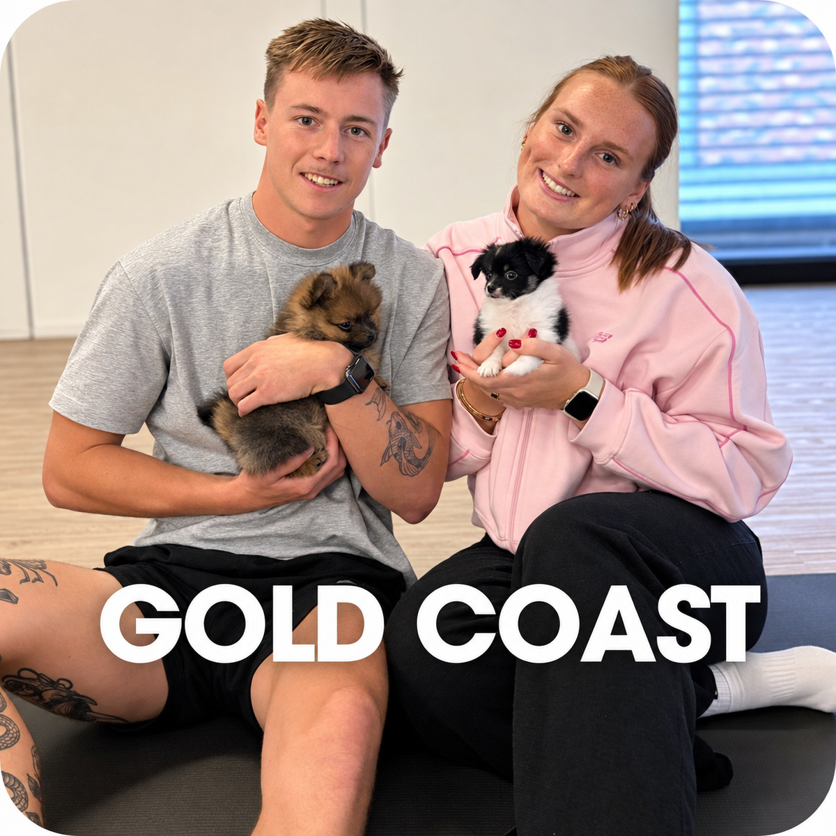 1h Puppy Yoga Class in Gold Coast | Relaxing Yoga with Puppies