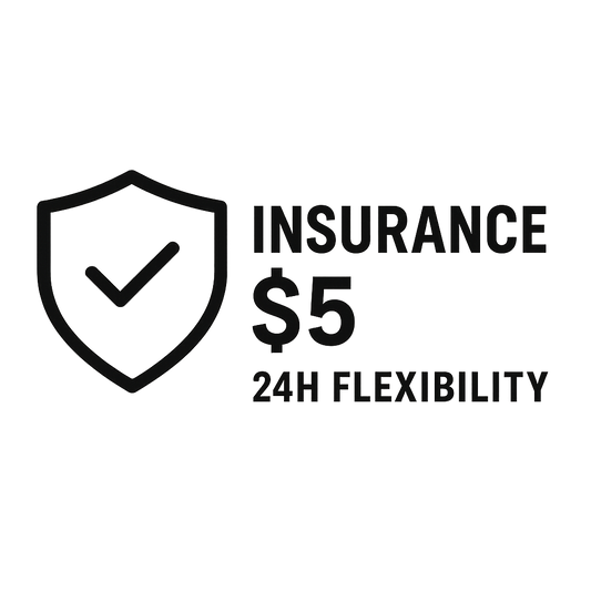 Add Insurance – Reschedule or cancel your session up to 24h in advance